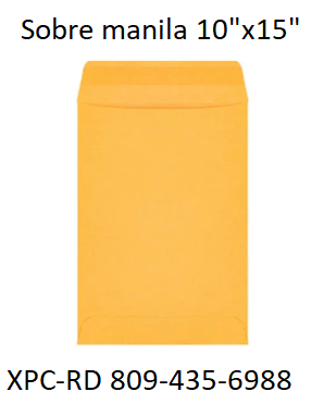 ventas de Sobre manila 